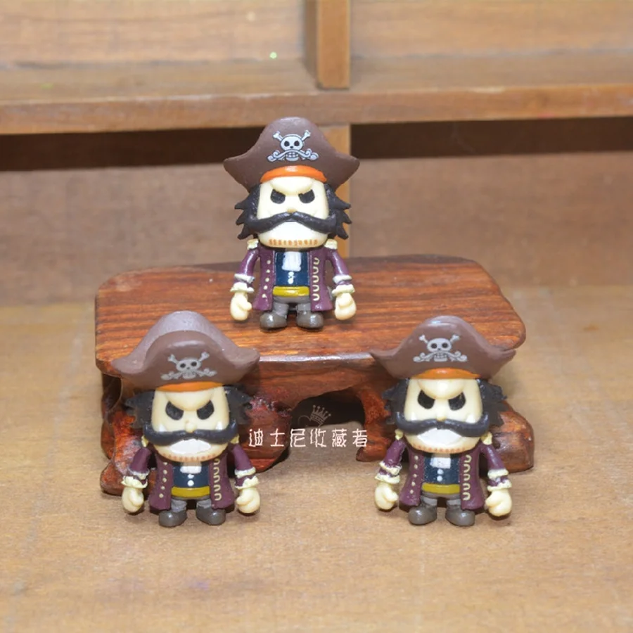 36pcs/lot 3.5m cute pirate Action Figures very small pirate Collection