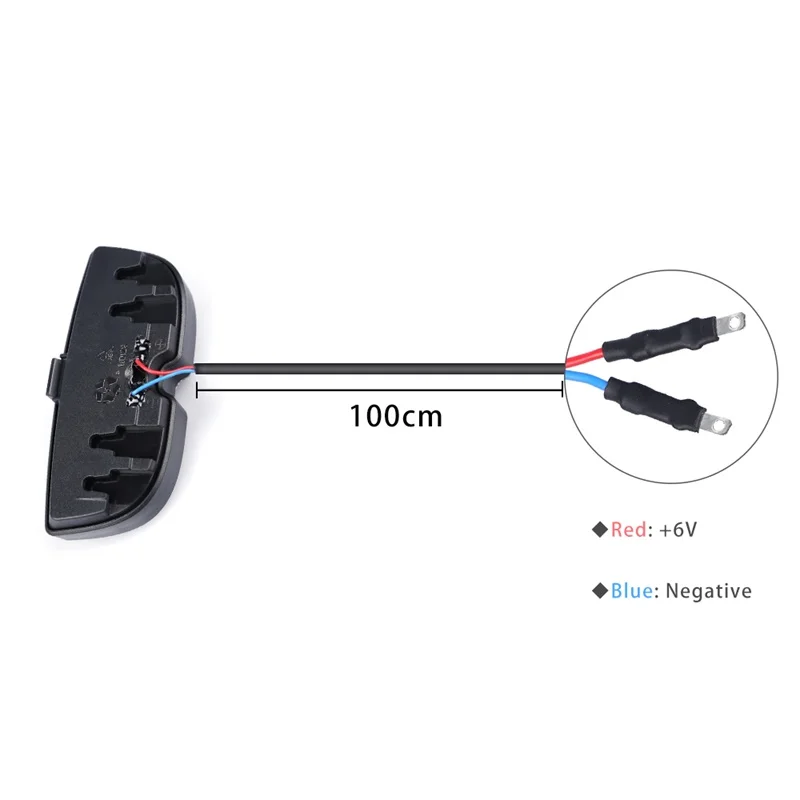 Perfect 6V LED eBike Tail light For Bafang BBS BBS01B BBS02B BBSHD Mid Drive Crank Motor Kit Electric Bike Rear Rack Brake Lamp 3