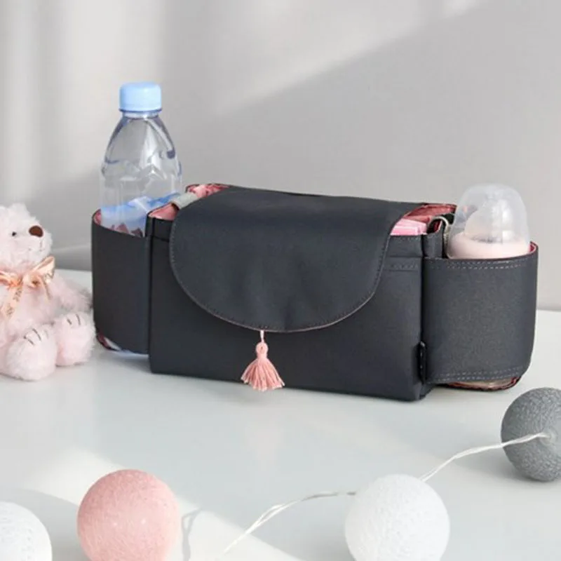 Universal Buggy Baby Pram Organizer Bottle Holder Stroller Caddy Storage Bag Child A ccessories 350*120*120mm