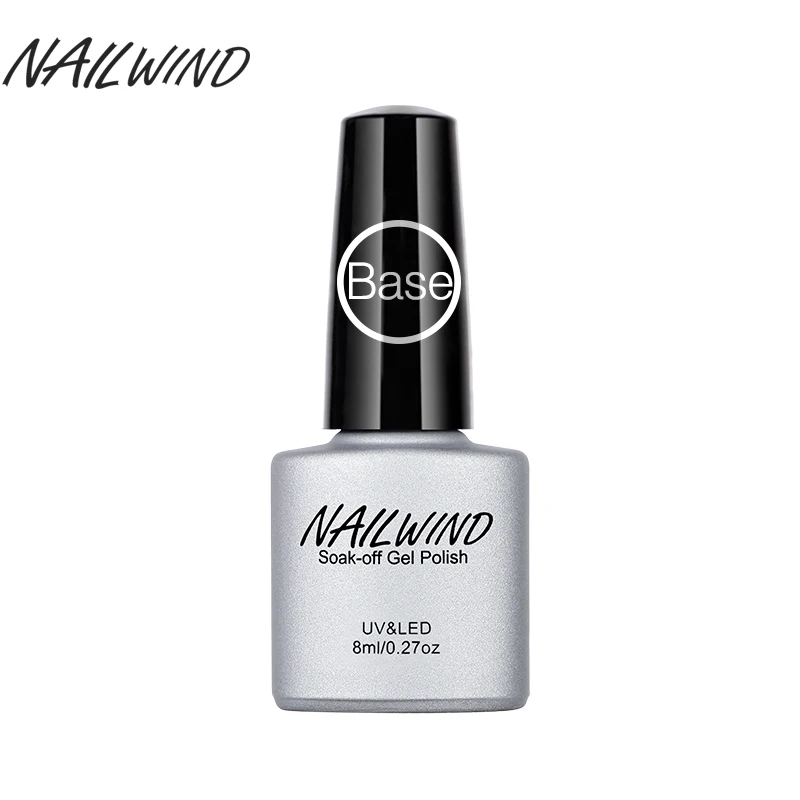 

NAILWIND 8ML Primer Nail Gel Base coat High Quality Polish Soak-Off UV Long Lasting Gel Nail Polish Lacquer Gel Varnish