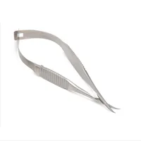 8.5 cm Stainless Steel Microscopic Instruments Elbow Micro Scissors 1