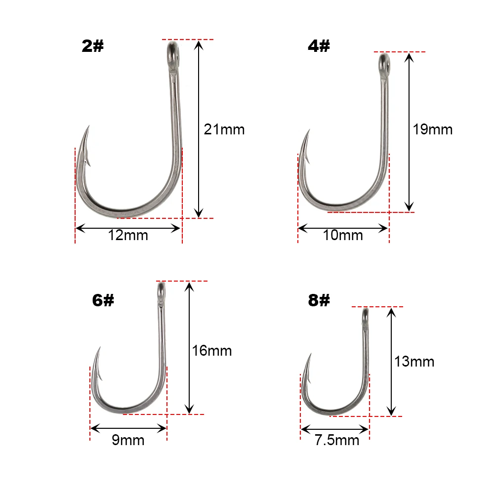 10 рыболовных крючков для ловли карпа, готовые привязанные Chod установки, рыболовные крючки, втулки для волос, Вертлюги для выскальзывания, рыболовные размеры 2, 4, 6, 8