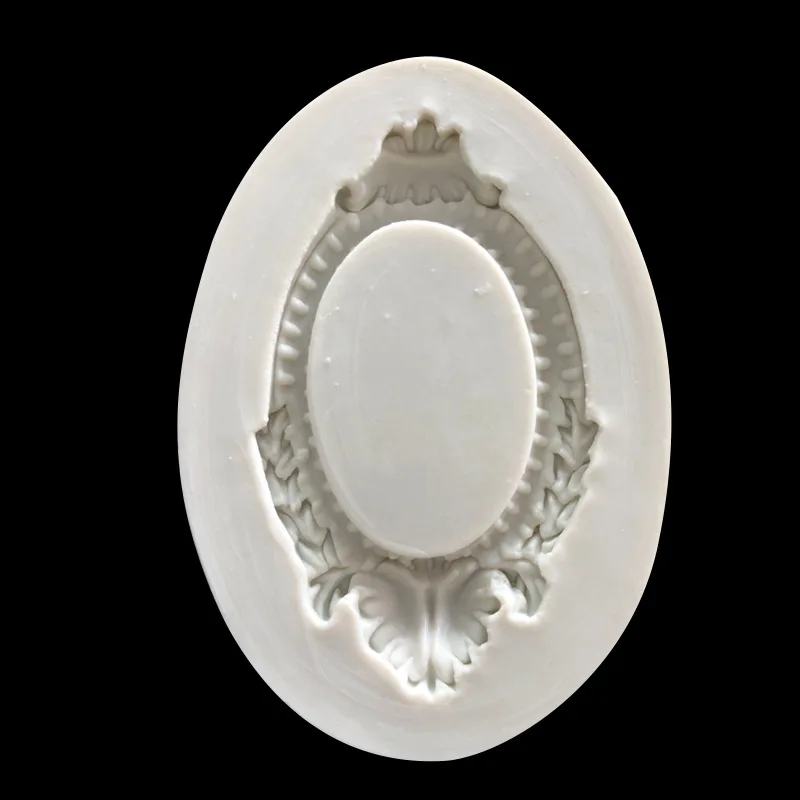 

European photo frame Flip Sugar Silicone mould diy baking cake decorative Digital Chocolate mould 15-632