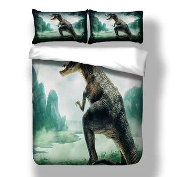 

new Dinosaur twin king queen full double bedclothes pillowcase duvet cover set bedding set