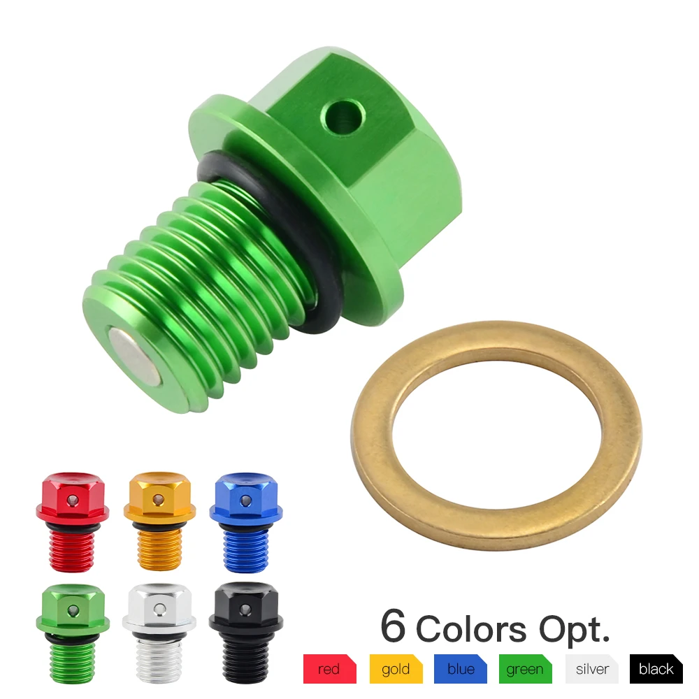 Magnetic Oil Plug M12x1.5 For Kawasaki NINJA ZX9R ZX10 ZX10R ZX11 ZX14 ZX14R