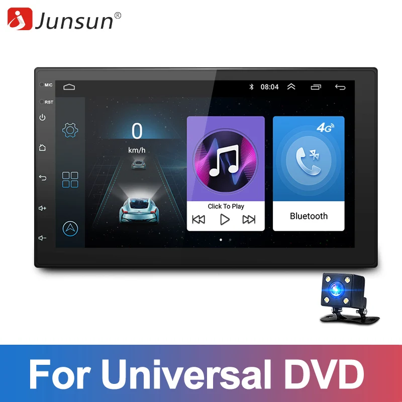 

Junsun 7" 2 Din Android Car Radio dvd Player 1024x600 GPS Autoradio Universal For Nissan VW Toyota Peugeot Car Multimedia Player