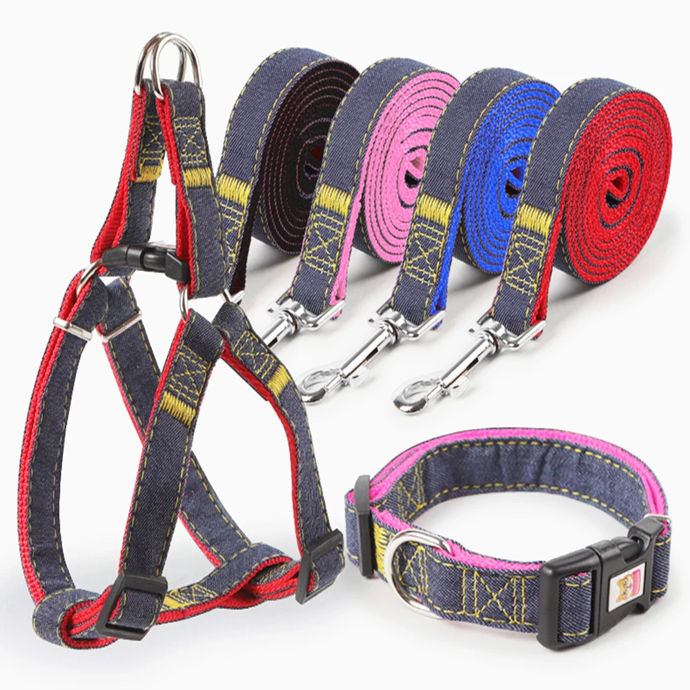 

Large Dog collar Harness Vest Lead Pet Collar Dog Leash Big Dog Harness Large Vest Harness XL Supplies Pet Accessories