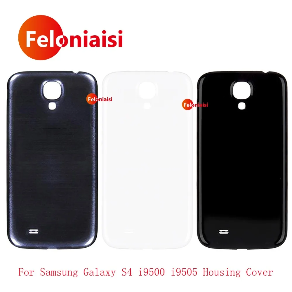 Для samsung Galaxy S4 i9500 i9505 Корпус Батарея крышка отсека задняя корпуса Замена|Корпусы и