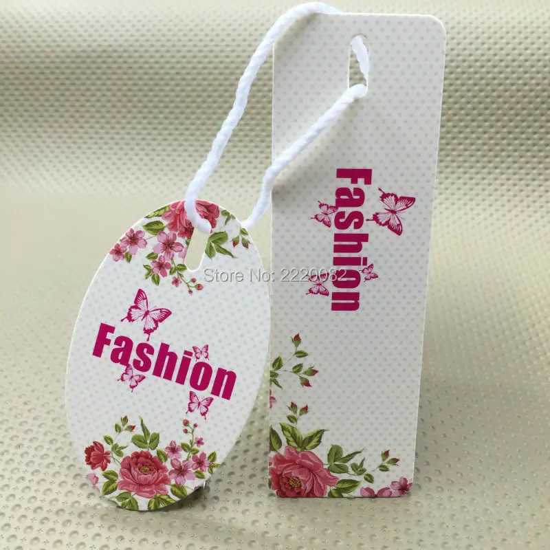 

Custom shape cutting tag/ clothing paper hang tag/garment tags printing/clothing printed labels/cute high-quality hang tags