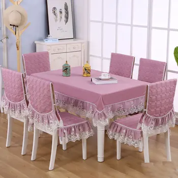 

Solid Color Tablecloth Rectangle Table Cover For Kitchen Decor High Quality Table Cloth Tablecloth With Chair Seat Back Cover