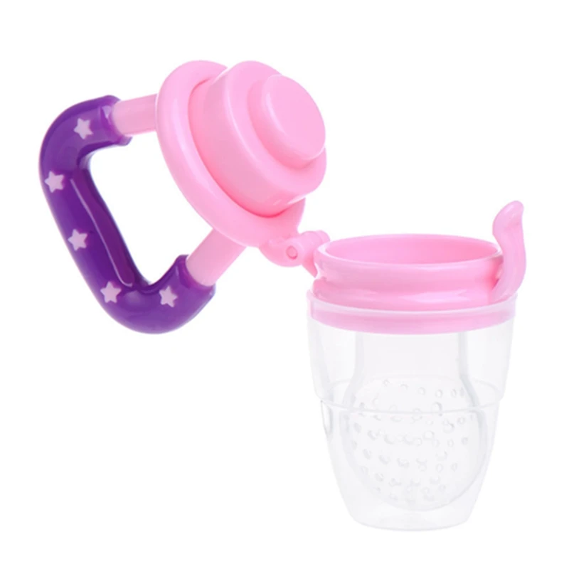 Детское питание, мягкая соска для кормления, безопасная силиконовая соска с 1 шт., инструмент для кормления, прорезыватель - Цвет: Pink M