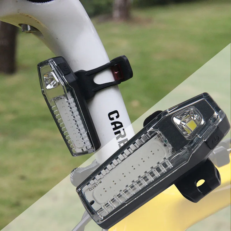 

RUTVEING Bike Seatpost Rear Flashlight COB LED Headlight Tail Light For Bicycle USB Charge Bycicle Light Cycling Backpack Lamps