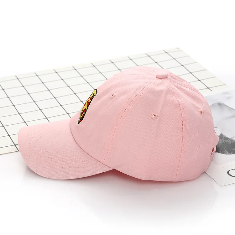 2018 НОВАЯ пицца вышивка бейсболка, кепка-тракер шапка для Для женщин Для мужчин унисекс Регулируемый Размеры папа Кепки Шапки