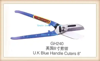 

U.K Blue Rubber Shell Handle 8" Diagonal Plier Cutting Wire Cutter