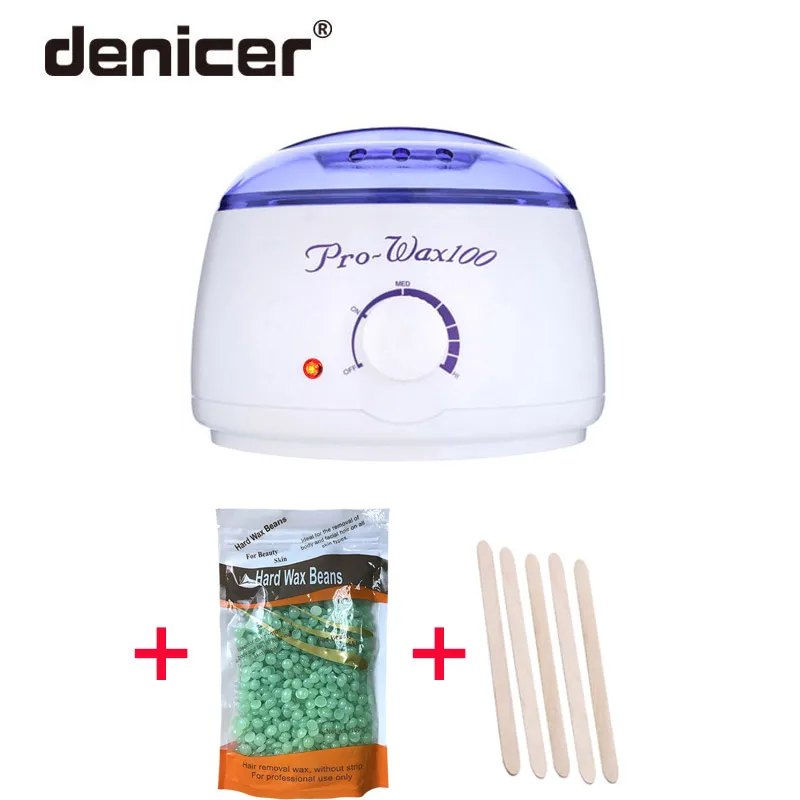 

Pro wax heater machine hard beans with wooden in waxing kit depilatory a wax set ship from CN/RU cheaper for body spa depilation