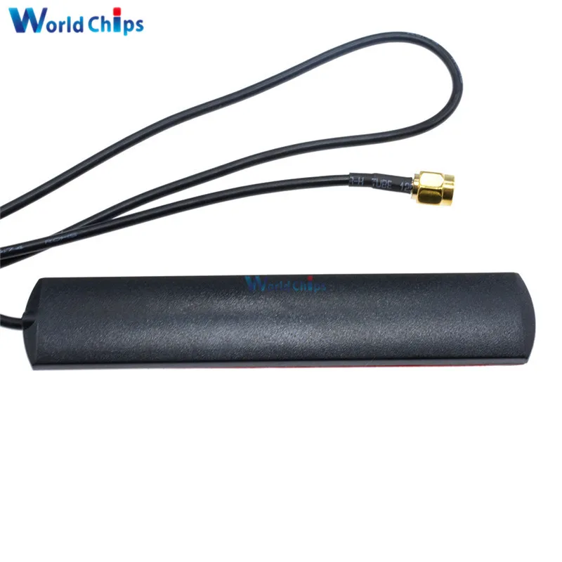 433 Mhz 2.5dbi Cable GSM GPRS Antenna 90° SMA Male Universal DAB Patch Aerial