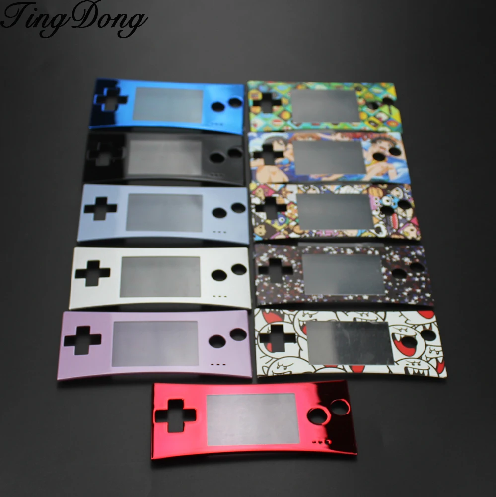 Передняя Лицевая панель Крышка Замена для GameBoy Micro GBM передний чехол запасная