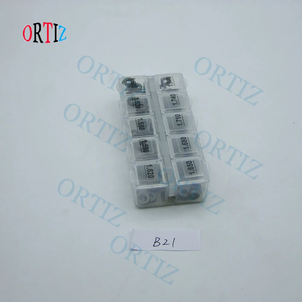 B21 fuel diesel injector nozzle washer and injector adjusting gaskets,Rex ORTIZ valve shim washer size 1.20mm--1.77mm (13)_