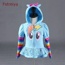 

Baby girl autumn clothes little girls hooded coat kids pony jacket my children tiny cottons 2018 coat kids clothes 3T-8T years
