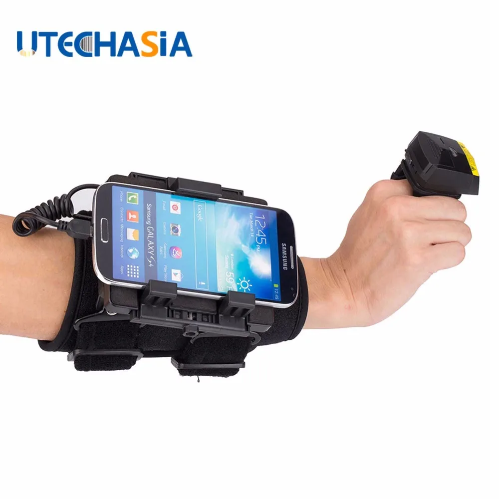 2021 NEW Bluetooth Barcode Scanner Wired 2D Finger Laser & Wearable