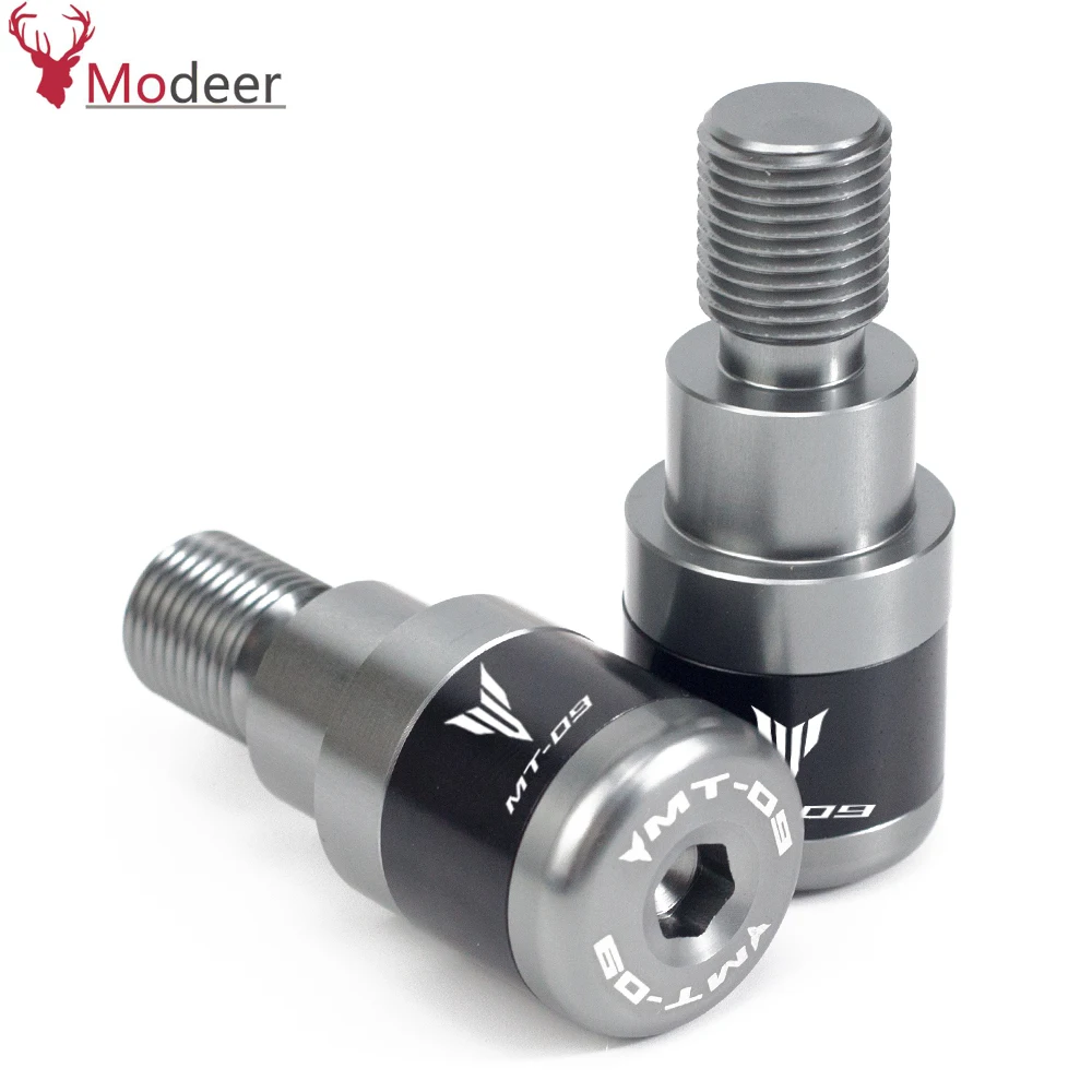 Motorcycle Bar Ends Hand Grips Handlebar End Plugs Caps Cover For Yamaha MT09 FZ09 MT-09 FZ-09 MT FZ 09 2014 2015 2016 2017 2018 (10)