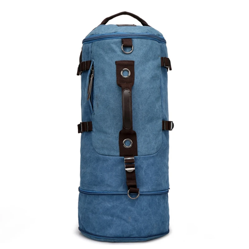 

New Arrival Multi-functional Durable Men's Travel backpack Large Capacity Mountaineer Backpack Canvas Travel Shoulder Bag