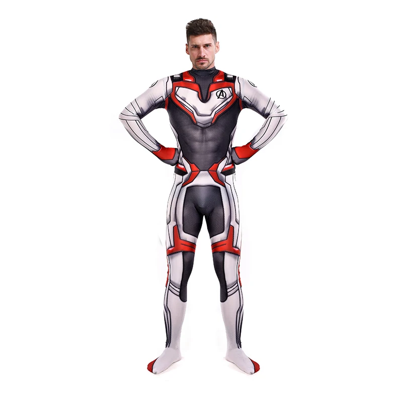 High Quality Avengers 4 Cosplay Costumes 3D Print Lycra 2019 Avengers Endgame film Quantum Realm Team Bodysuits