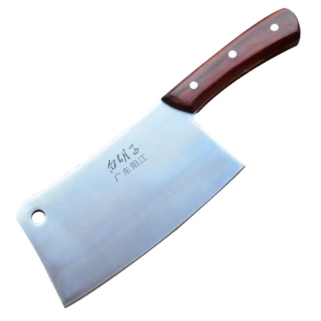 Free Shipping BHZ High Quality Stainless Steel Kitchen Cut Big Bone Meat Knife