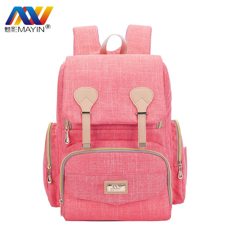

2019 New Fashion Mummy Maternity Nappy Bag Large Capacity Baby Diaper Bag Travel Backpack Nursing Bag for Baby Care
