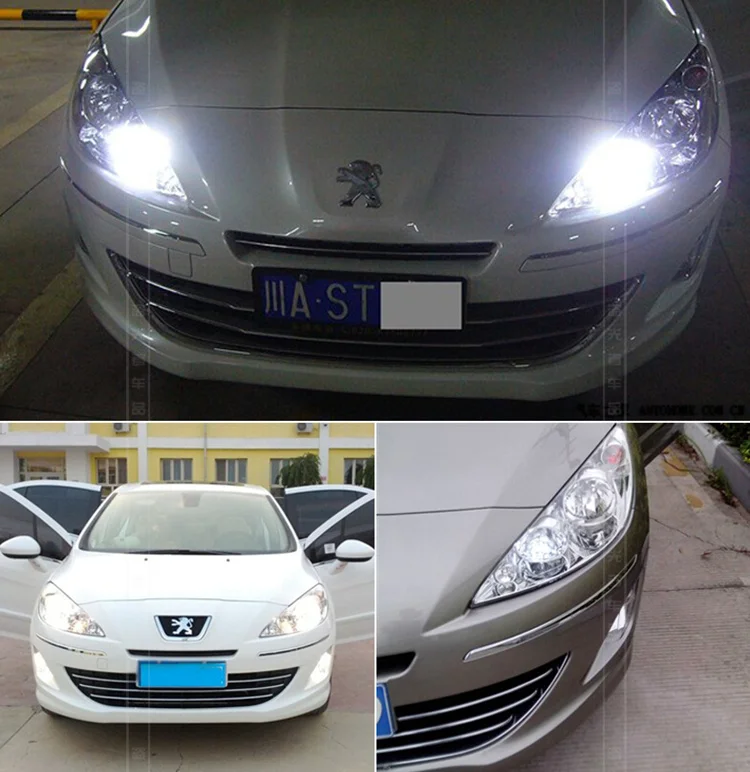 лампы фары пежо 408