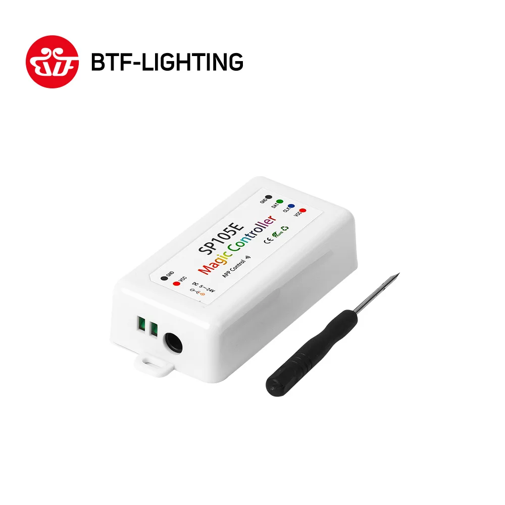 

Wholesale SP105E WS2812B Bluetooth SPI controller WS2811 SK6812 APA102 WS2801 pixels RGB RGBW Led Strip DC5V-24V