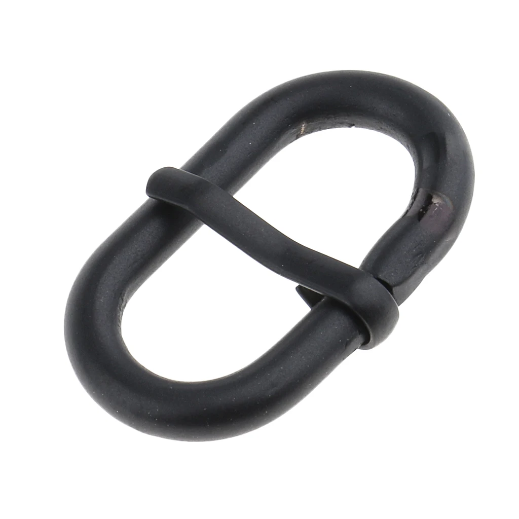 5 Piece Stainless Steel Nylon Watch Band Retainer Loop Ring with Buckle Pin 18mm-24mm Watchmaker Replacement