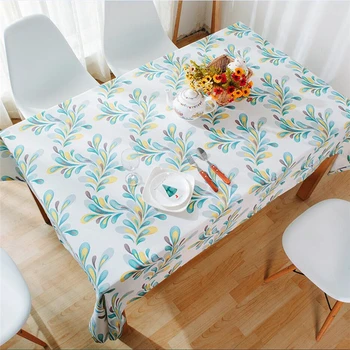 

Home Decoration Rectangular Dining Table Cloth Dustproof Tablecloth for TV Sofa Refrigerator 4 Colors Hotel Bar Cafe Table Cover