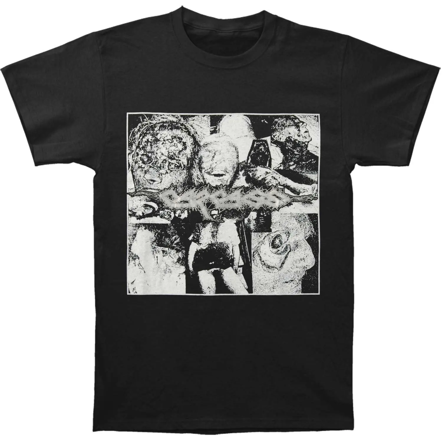 Мужская футболка Carcass, Черная Мужская футболка с коротким рукавом, модная одежда, забавный дизайн, футболка, свободная одежда, футболка - Цвет: Черный