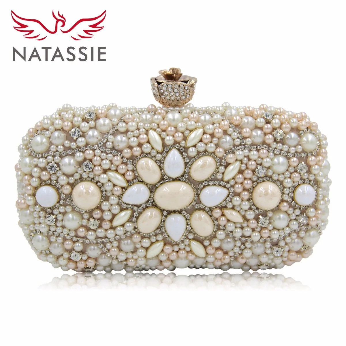 

NATASSIE Women Evening Clutches Bags Ladies Wedding Clutch Female Party Bag