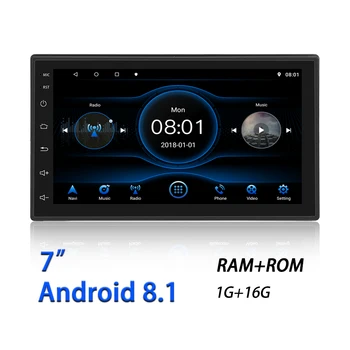 

Car Navigation Device GPS Android 8.1 7-inch Quad-core HD Car Intelligent GPS Navigator Bluetooth 4.0 Universal Car FM Radio