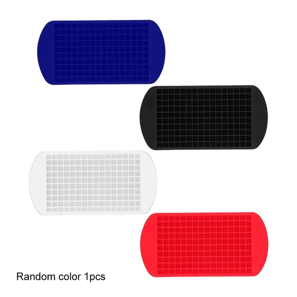 

1pc 160 Ice Cubes Frozen Mini Cube Silicone Ice Mold Mould Tray Kitchen Tool
