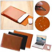 Ноутбук рукав сумка, кожаный чехол для Macbook Air Pro retina 11 13 15 дюймов тетрадь сумка Dell lenovo ASUS Xiaomi hp