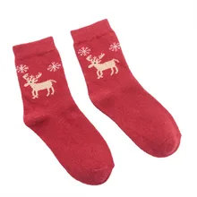 Winter Warm Women Casual Dress Socks Multi Color Hosiery Printed Design Soft Cotton Socks W2