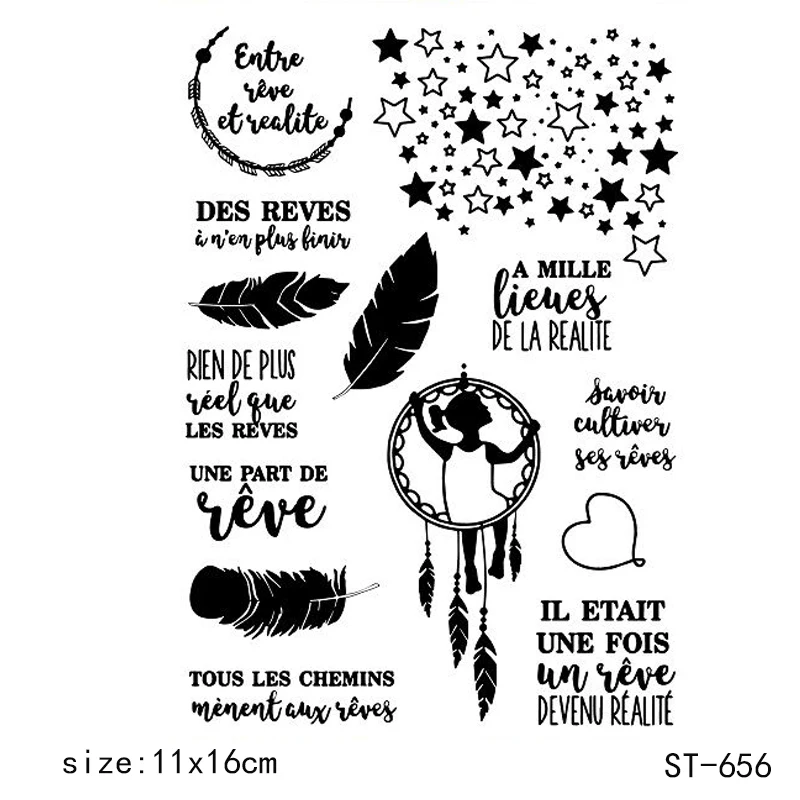 

AZSG Religious belief Clear stamps/Seals scrapbooking photo album Decorative Card Making/Album Silicone Decoration crafts