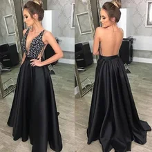 long dress for woman sexy backless luxury maxi dinner dresses 2019 robe high waist suspenders Deep v-neck black dress elegant summer deep v neck high waist maternity maxi dresses sleeveless draping long evening gown for pregnant women dinner slim dress