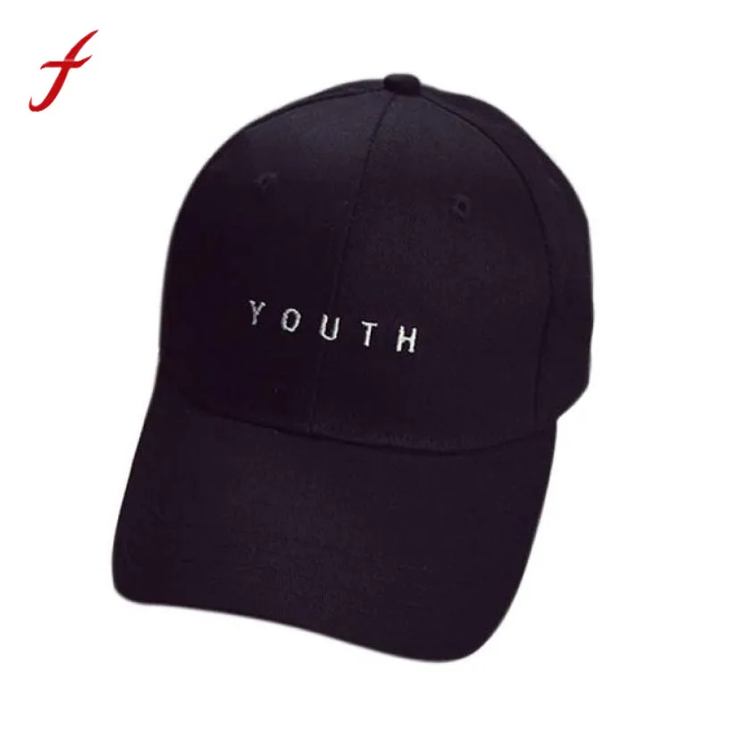 

Feitong 1Pc Black White Embroidery Cotton Baseball Cap Boys Girls Snapback Hip Hop YOUTH Unisex Flat Hat Wholesale
