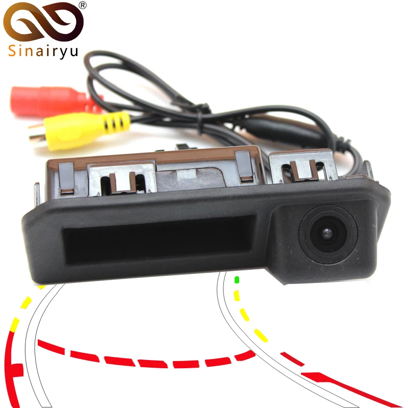 

HD Dynamic Trajectory Tracks Trunk Handle Dwitch Rear View Camera For 2018 Audi Q2 Q5L A5 Skoda karoq KODIAQ Cayenne Bora