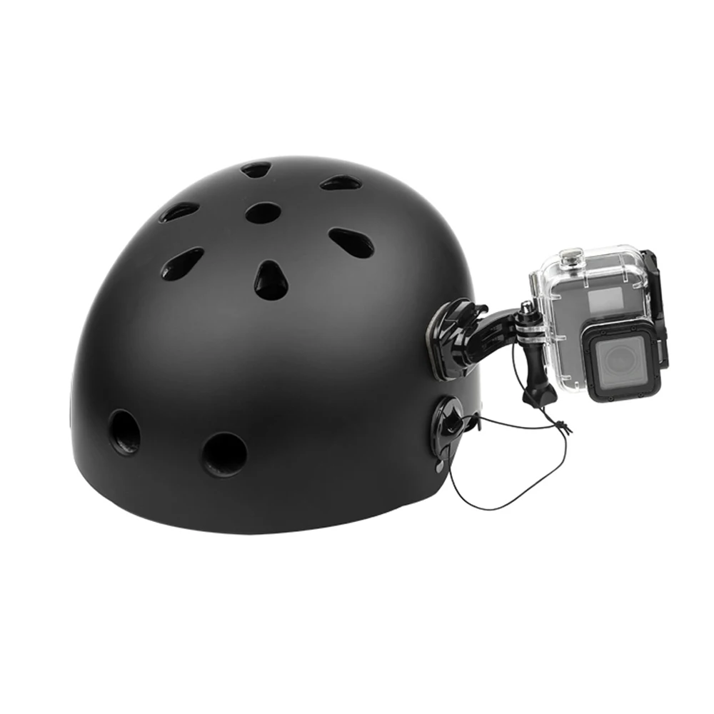 Шлем для стрельбы доска для серфинга страховая веревка с наклейкой крепление для GoPro Hero 8 7 5 Eken Sjcam Xiaomi Yi 4K Аксессуары для сёрфинга