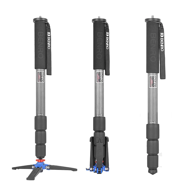 

Free Shipping BENRO C48TD Carbon Fiber Monopod Professional Sport Scoping Bird Watching Monopod For Camera 4 Joint Max Load 20kg