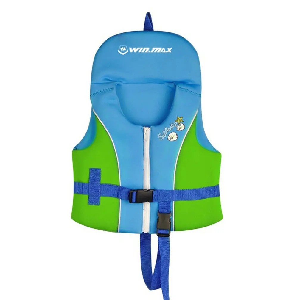 Gilet De Sauvetage En Neoprene Avec Forme De Flottaison Aide A La Natation Pour Bebe De 1 A 12 Ans Aliexpress