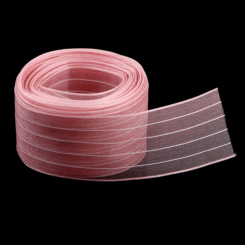 Sheer Organza Ribbon Wired, 2 Colors Can Choose –Wedding, Party, Home, Shop Decorations 1roll /10 Yards