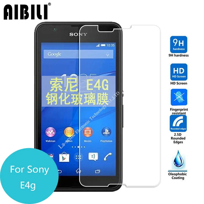 10 фото закаленное Стекло для Sony Xperia E4g Экран Protector 2.5 9 H Детская безопасность