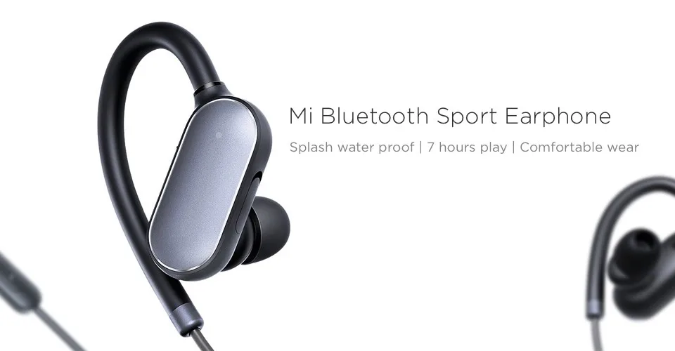 Xiaomi Mi Спортивные Bluetooth Наушники гарнитуры Беспроводной Bluetooth 4.1 музыка спортивные наушники Водонепроницаемый пот-доказательство просвет