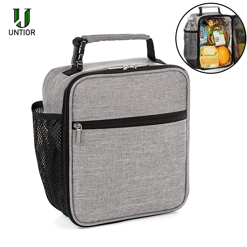 

UNTIOR Reusable Insulated Lunch Box Portable Handle Leakproof Bento Box For Kids And Adults Lunch Box Kitchen Lunch Bag Food Box